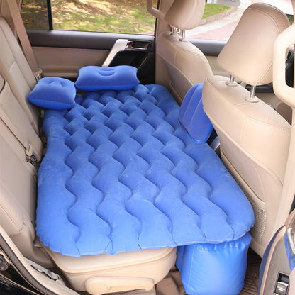 Car Air Mattress Travel Bed Moisture-proof Inflatable Mattress Air Bed Car Back Seat Sofa for Car Interior Without Air Pump