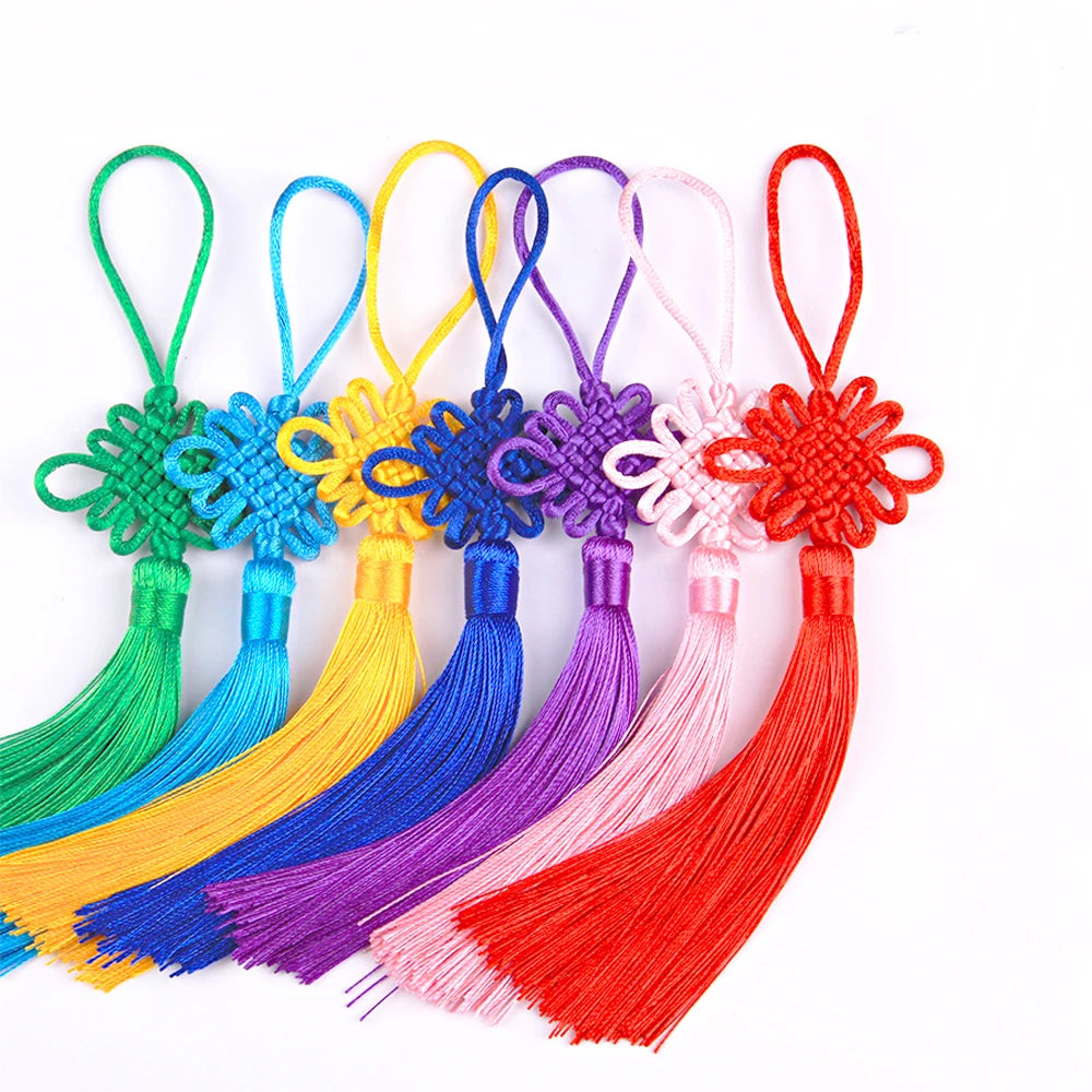 10pcs small size Festive tassels Pendant small Chinese knot pendant for decorations