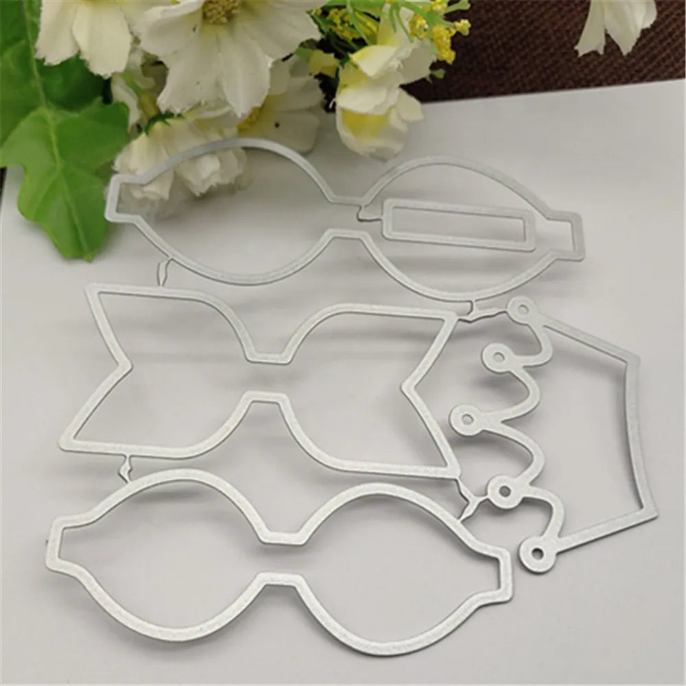 Bow Crown Bowknot Metal stencil mold Cutting Dies decoration scrapbook die cuts Album Paper Craft Embossing DIY Card Crafts