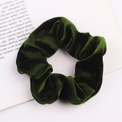 New 37Colors Korea Velvet Scrunchie Elastic Hair Bands Solid Color Fashion Headband Ponytail Holder Hair Ties Hair Accessoires