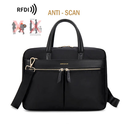 Fashion Women's Notebook Briefcase For 13.3 15 16 Inch Laptop Crossbody Bag Shoulder Bags Business Travel Office Ladies