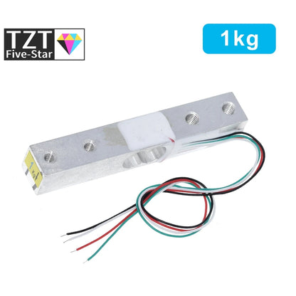 TZT  Digital Load Cell Weight Sensor 1KG  5KG  10KG  20KG Portable Electronic Kitchen Scale + HX711 Weighing Sensors Ad Module