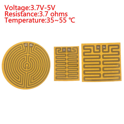 1pc Wholesale 3.7V-5V Mini USB Insulation Coaster Heater Heat Electric Warmer Gadget Coffee Cup Mug Mat Pad Office Yellow