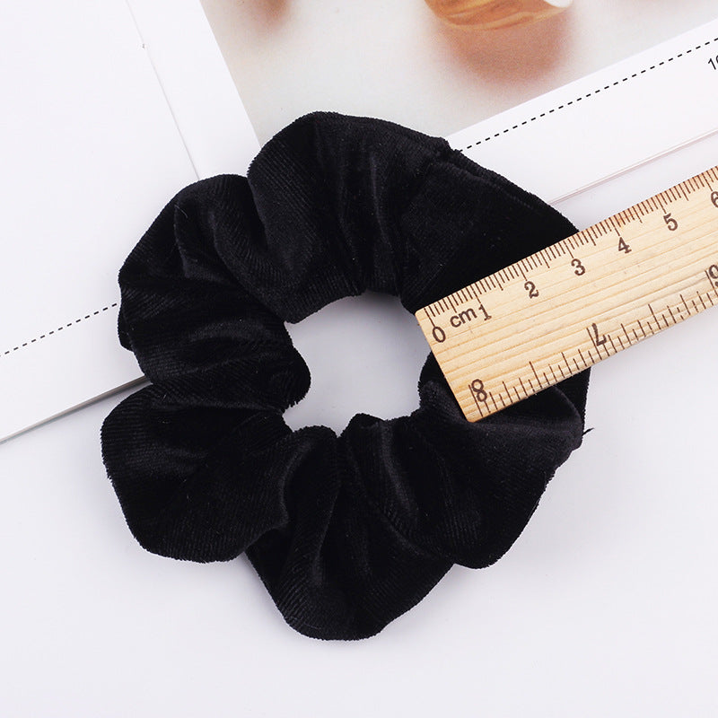 New 37Colors Korea Velvet Scrunchie Elastic Hair Bands Solid Color Fashion Headband Ponytail Holder Hair Ties Hair Accessoires