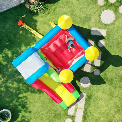 YARD Bouncy castle Inflatable Jumping Castles 3.5*3*2.7m  trampoline for children House Inflatable Bouncer With Slide Blower