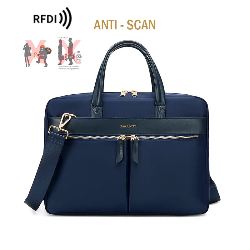 Fashion Women's Notebook Briefcase For 13.3 15 16 Inch Laptop Crossbody Bag Shoulder Bags Business Travel Office Ladies