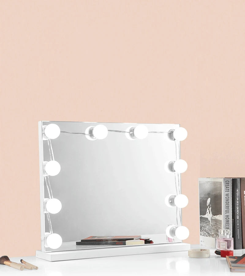 Makeup Mirror LED Light 4/6/8/10/12/14 Detachable Bulbs LED USB Cosmetic Mirror Lamp Dressing Table Vanity Lights