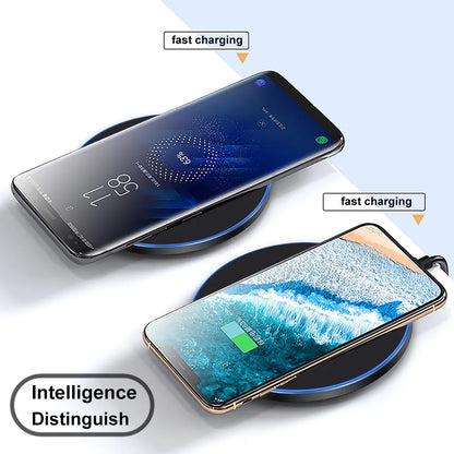 100W Wireless Charger For iPhone 16 15 14 13 Pro Xs Max Mini 15 Induction Fast Wireless Charging Pad For Samsung S22 s8 s9 s10