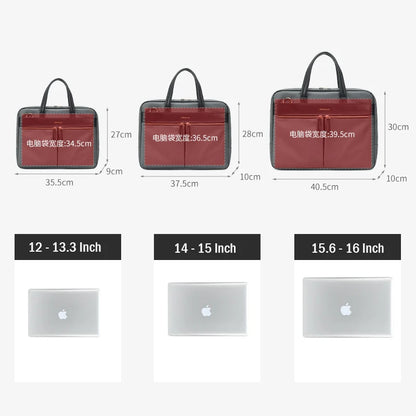 Fashion Women's Notebook Briefcase For 13.3 15 16 Inch Laptop Crossbody Bag Shoulder Bags Business Travel Office Ladies