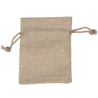 10pcs 10x14cm Natural Burlap Cotton Linen Bag Christmas Candy Gifts Packaging Pouch Storage Bags