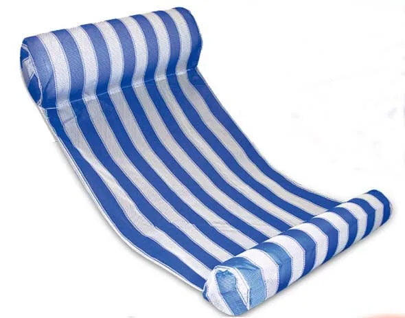 Stripe Water Hammock Lounger Pool Float Inflatable Air Mattress Swimming Pool Equipment Swimming Accessories