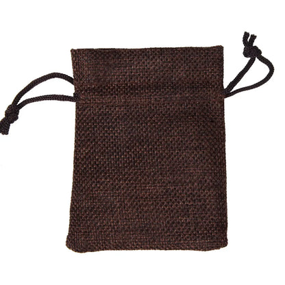 10pcs 10x14cm Natural Burlap Cotton Linen Bag Christmas Candy Gifts Packaging Pouch Storage Bags