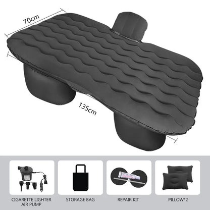 Car Inflatable Mattress Universal for Car Rear Back Seat Multi Functional Sofa Pillow Outdoor Camp Cushion Car Travel Bed