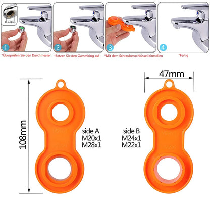 Faucet Bubbler Wrench Water Outlet Aerator Universal Wrench Faucet Nozzle Filter Repair Tool Replacement Disassembly Tool Spanne