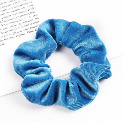 New 37Colors Korea Velvet Scrunchie Elastic Hair Bands Solid Color Fashion Headband Ponytail Holder Hair Ties Hair Accessoires