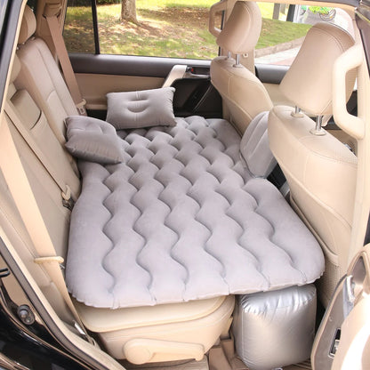 Car Air Mattress Travel Bed Moisture-proof Inflatable Mattress Air Bed Car Back Seat Sofa for Car Interior Without Air Pump