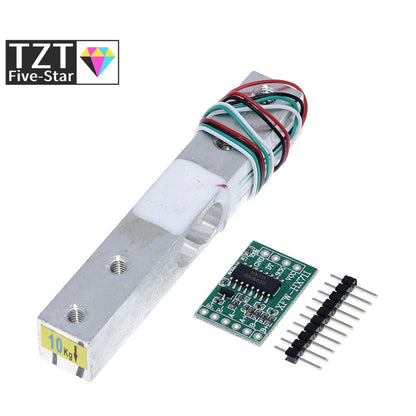 TZT  Digital Load Cell Weight Sensor 1KG  5KG  10KG  20KG Portable Electronic Kitchen Scale + HX711 Weighing Sensors Ad Module