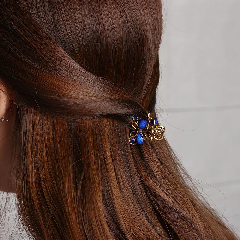 Retro Metal Alloy Hairpins Crab Claw Clip Mini Butterfly Headband Hairpin Women's Hair Accessories крабик для волос