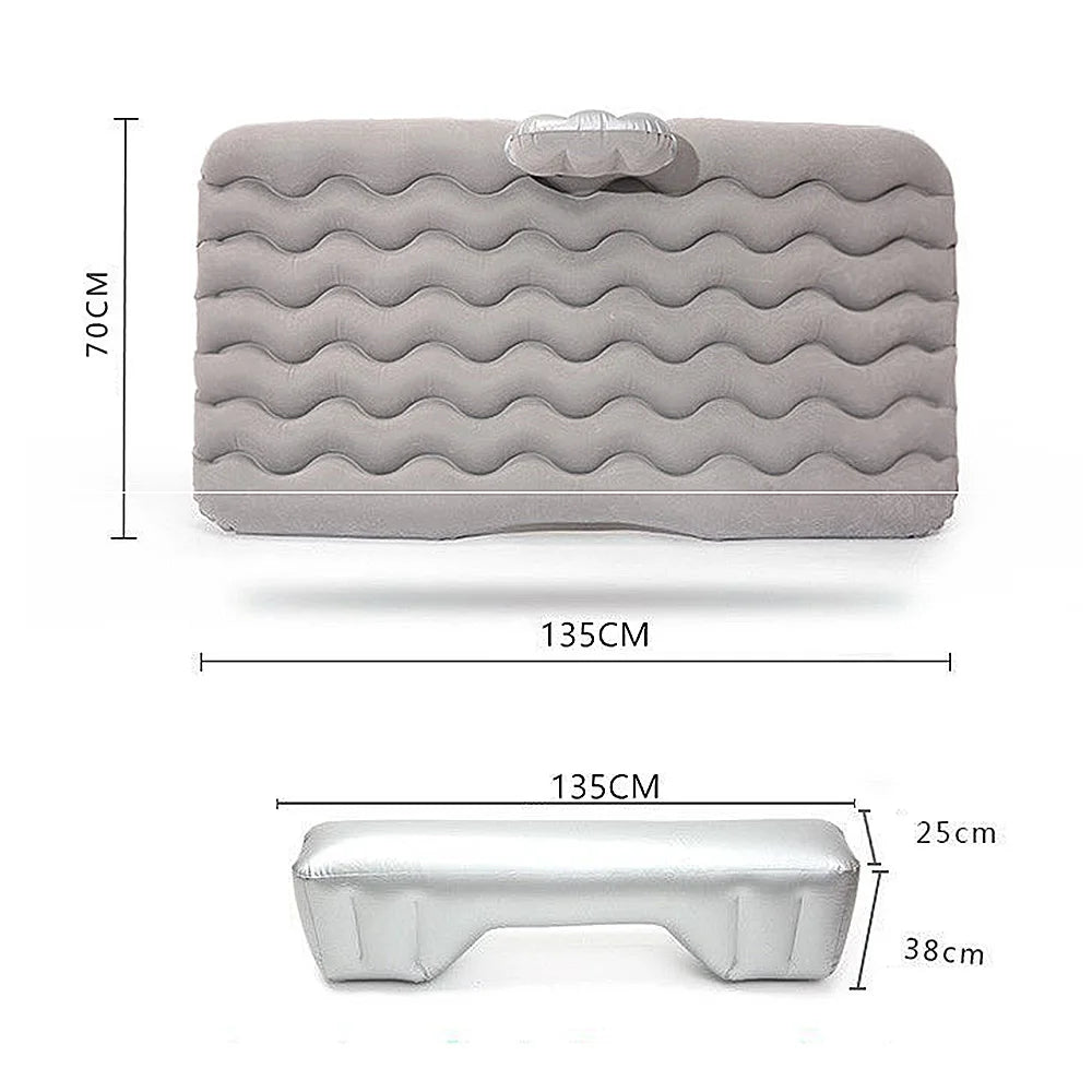 Car Inflatable Mattress Universal for Car Rear Back Seat Multi Functional Sofa Pillow Outdoor Camp Cushion Car Travel Bed