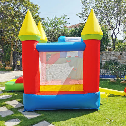 YARD Bouncy castle Inflatable Jumping Castles 3.5*3*2.7m  trampoline for children House Inflatable Bouncer With Slide Blower