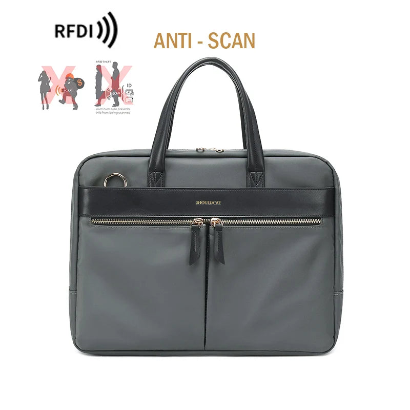 Fashion Women's Notebook Briefcase For 13.3 15 16 Inch Laptop Crossbody Bag Shoulder Bags Business Travel Office Ladies