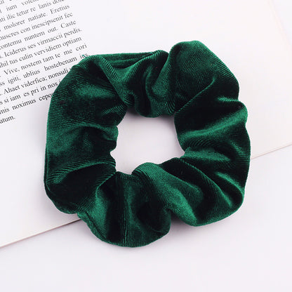 New 37Colors Korea Velvet Scrunchie Elastic Hair Bands Solid Color Fashion Headband Ponytail Holder Hair Ties Hair Accessoires