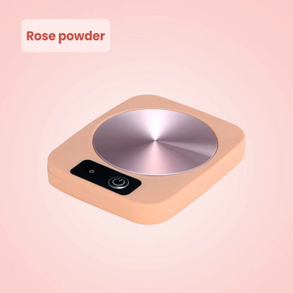 220V Mug Heater Coffee Cup Warmer Milk Tea Water Heating Pad Home Cup Heater Warm Mat 55℃ Constant Temperature Coaster Gift Box