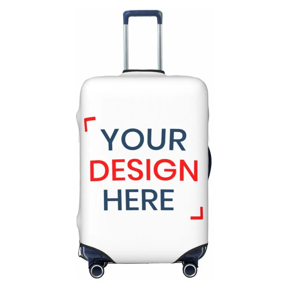 Custom Personalized Custom Photo Logo Luggage Cover Cute Customized DIY Print Suitcase Protector Covers Suit For 18-32 inch