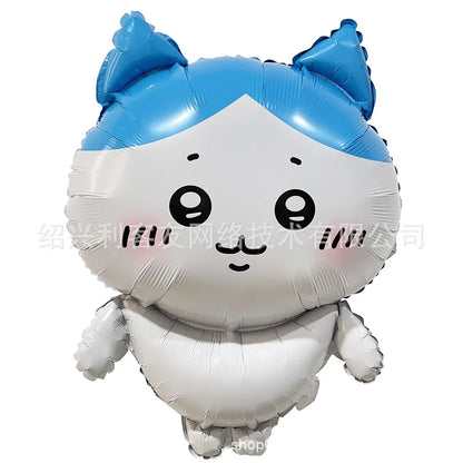 Large Cartoon Balloon Chiikawa Hachiware Usagi Balloons Kids Anime Toy Bedroom Decoration Photo Prop Girl Birthday Gift