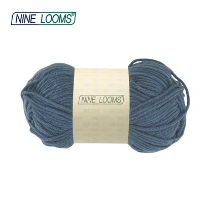 NINE LOOMS Acrylic Crochet Yarn 50g Soft 5-Strand Thread Doll Fabric Baby Blanket Sweater Scarf Hand Knitting Needlework Craft