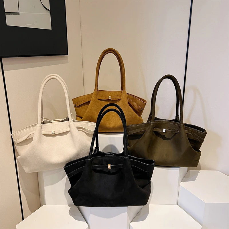 Fashion Women's Niche Handbag Trapezoid Bags Large Capacity Shoulder Bag Wedding Tote Commuter Underarm Design Handbags 2025