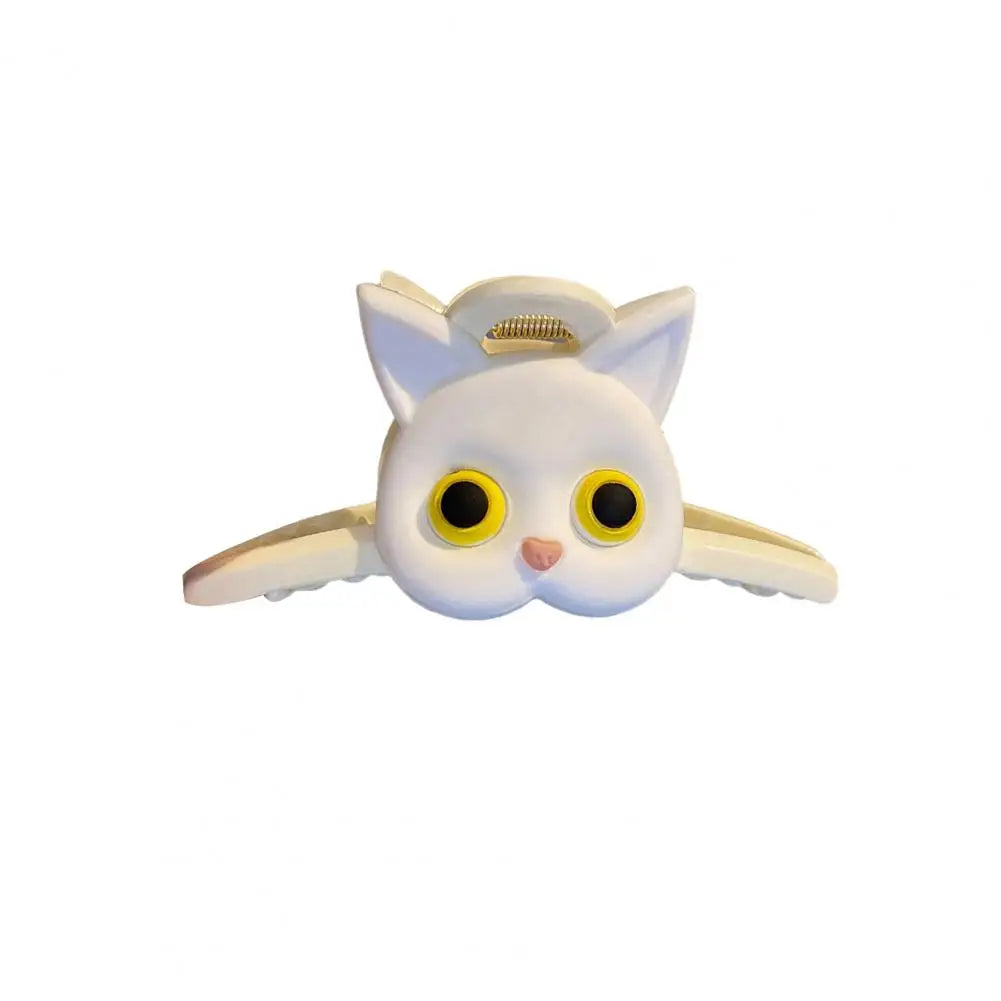 Cartoon Cat Hair Clip Adorable Cartoon Cat Hair Clips for Women Girls Decorative Shaped Grab Shark Clips Hair Accessories