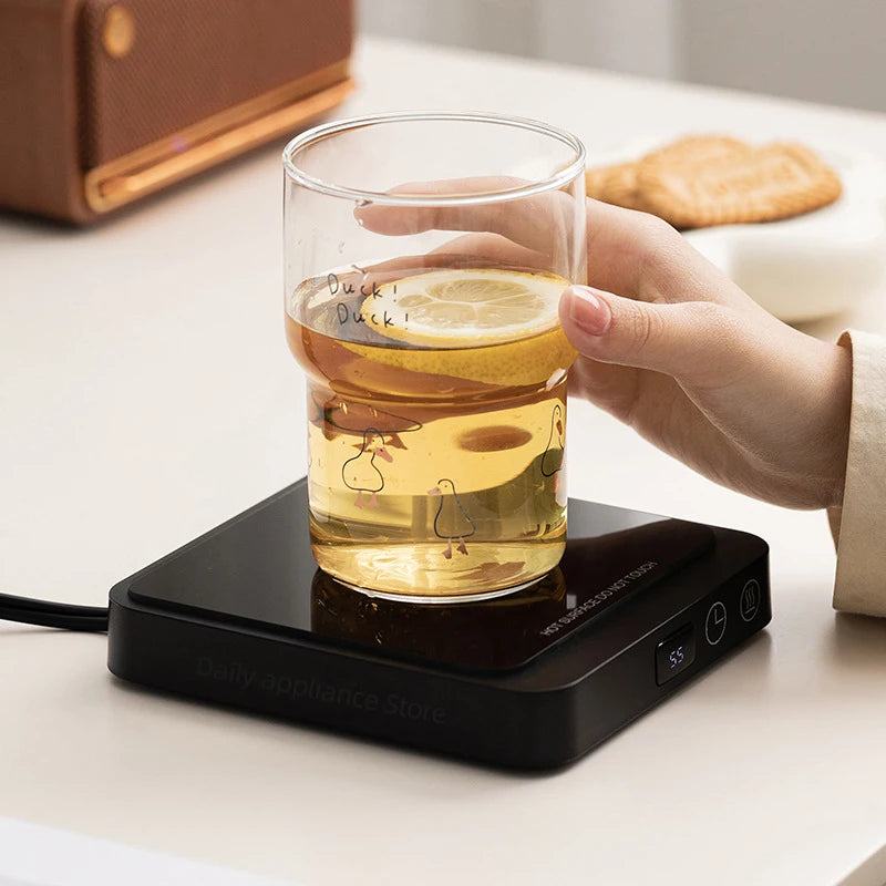 20W Coffee Mug Warmer Cup Heater Heating Pad Electric Hot Plate 5 Gear Temperature Warmer Coaster For Milk Tea Water 220V