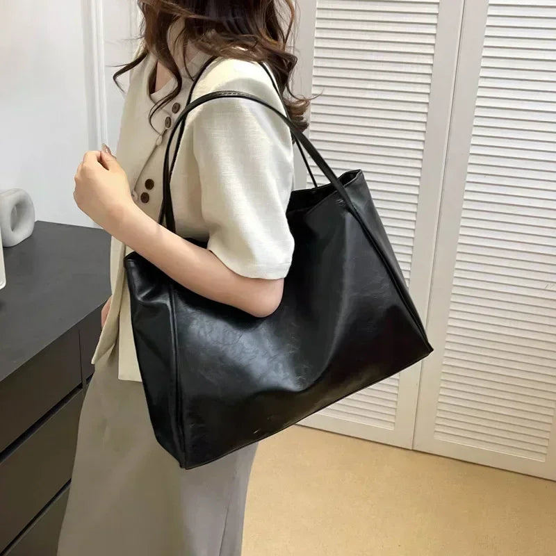 fashion Handbag casual Shoulder Bag 2023 Summer New Bag Women retro Trend Large Capacity Tote Bag Female