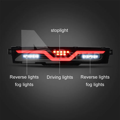 For Toyota GR86 Subaru BRZ 2021 2022 2023 2024 For USDM & JDM Rear Bumper Running Dynamic Signal Reflector Pilot Fog Brake Light