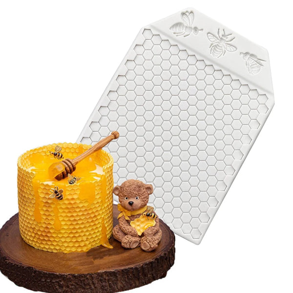 Honeycomb Bee Silicone Mold Sugarcraft Chocolate Cupcake Baking Mold Fondant Cake Decorating Tools