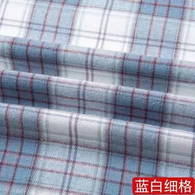 Soft Cotton Plaid Checker Fabric Brushed Flannel Grid Cloth Fabrics By The Half Meter For Shirt Dress Scraf DIY Sewing Clothing