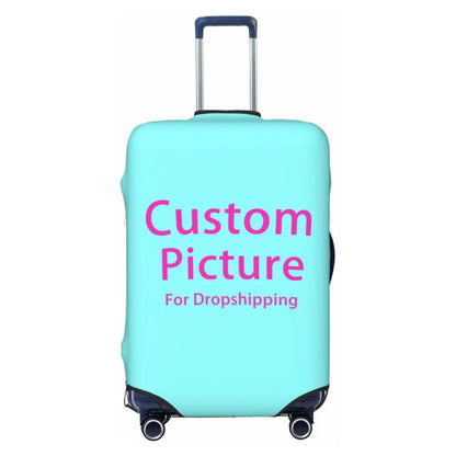 Custom Personalized Custom Photo Logo Luggage Cover Cute Customized DIY Print Suitcase Protector Covers Suit For 18-32 inch