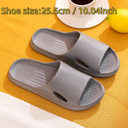 Non Slip Slides Lightweight Open Toe Quick Dry Slippers For Indoor Outdoor Bathroom Beach Summer Indoor Outdoor Eva Slippers