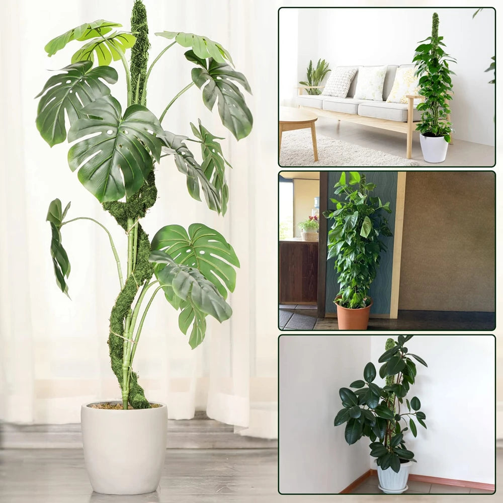 Wholesale Moss Pole Bendable Plant Stakes Handmade Slim Monstera Plant Support Moss Plant Sticks Support for Large Indoor Potted