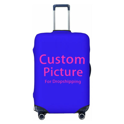 Custom Personalized Custom Photo Logo Luggage Cover Cute Customized DIY Print Suitcase Protector Covers Suit For 18-32 inch