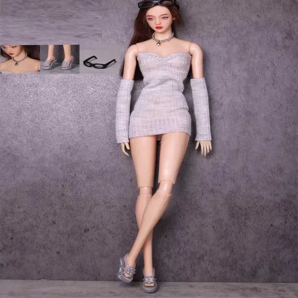 11.5" Fashion Doll Elegant Party Clothes Jacket Pants Dresses Plush Coat For 30cm Doll Casual Wear Skirt for 1/6 BJD Dolls