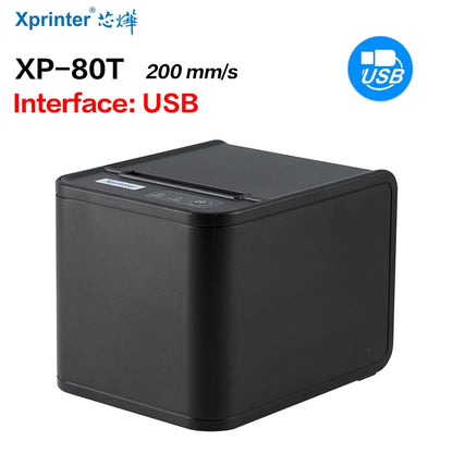 Thermal Receipt Printer  80T USB Printer 80mm Hand printer printer With Auto Cutter POS Printer Kitchen Printer