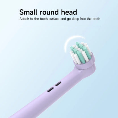 4 Pcs Suitable for  Oral Bi electric children's toothbrush head EB-10A Brauo soft bristles children3744/D100K 4510K d10 d12