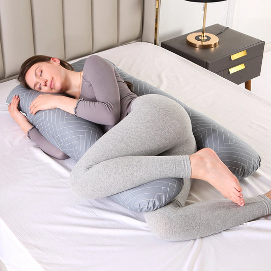 Pregnancy Pillow Bedding Full Body Pillow for Pregnant Women Comfortable U-Shape Cushion Long Side Sleeping Maternity Pillows