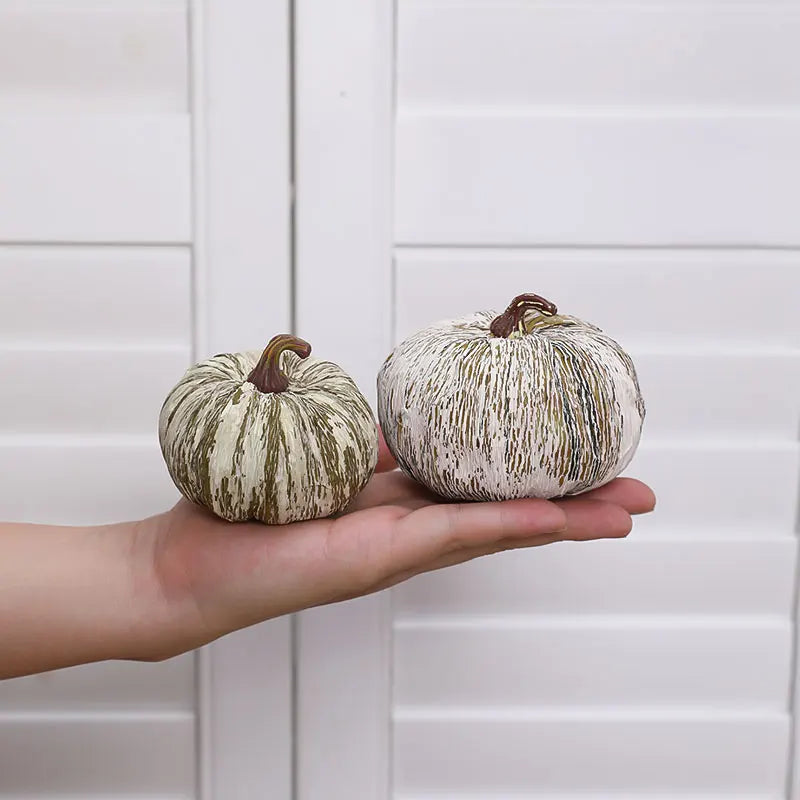 1 set of realistic country artificial pumpkins, vibrant fall home decor, Thanksgiving harvest Festival and fall decor