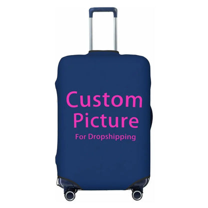 Custom Personalized Custom Photo Logo Luggage Cover Cute Customized DIY Print Suitcase Protector Covers Suit For 18-32 inch