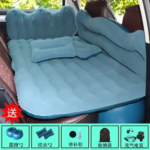 Car Travel Bed Automatic Air Mattress Sleeping Pad Inflatable BackSeat Bed Outdoor Cushions Camping Sofa Bed Accessories for Car