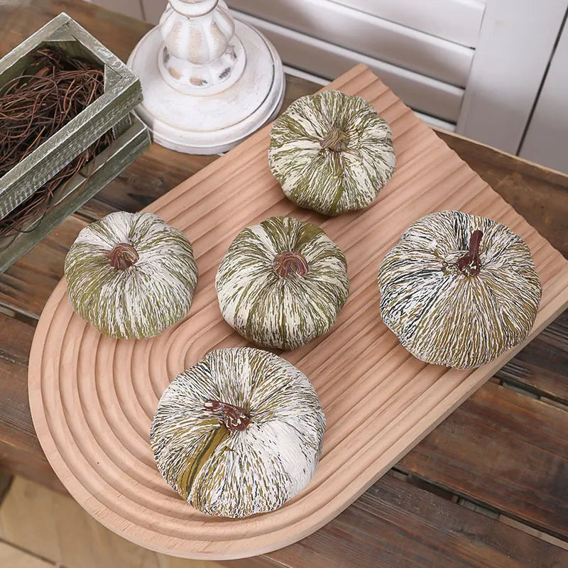 1 set of realistic country artificial pumpkins, vibrant fall home decor, Thanksgiving harvest Festival and fall decor