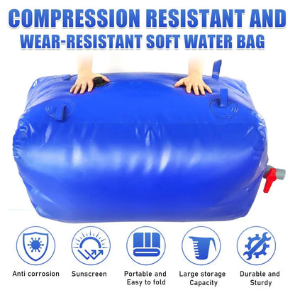 400L Water Storage Tank, Agricultural Product Bag, Large Capacity Water Storage Bladder, Emergency Water Bladder Tank